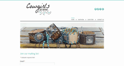 Desktop Screenshot of cowgirlsareforever.com
